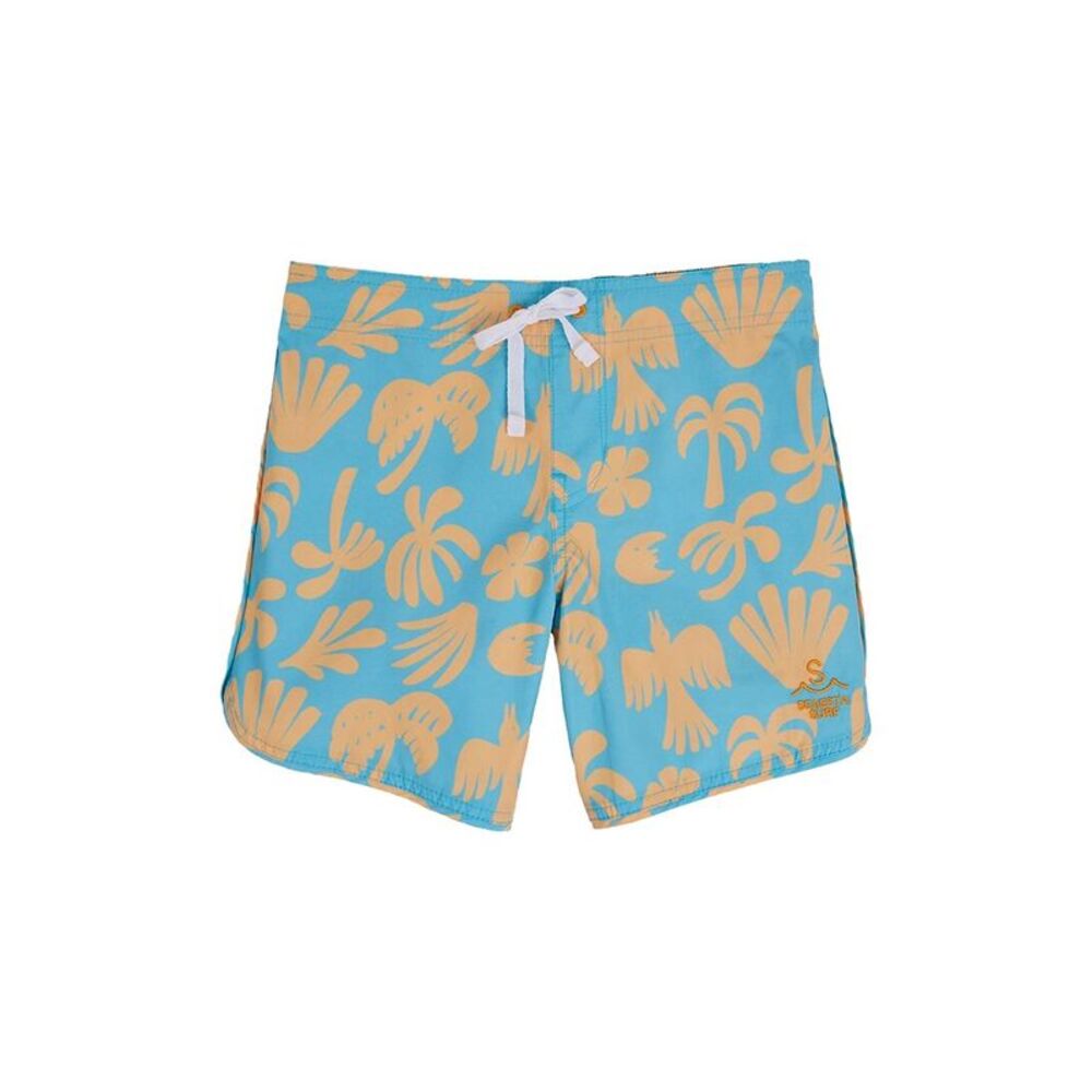 Seaesta Surf Boys  X Ty Williams Orange Sherbet Boardshorts, Orange